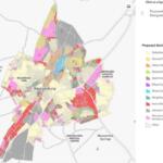 An image of the proposed zoning map, which community members will get to review and provide feedback on at the engagement meetings in October.