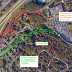 University Boulevard Realignment Map