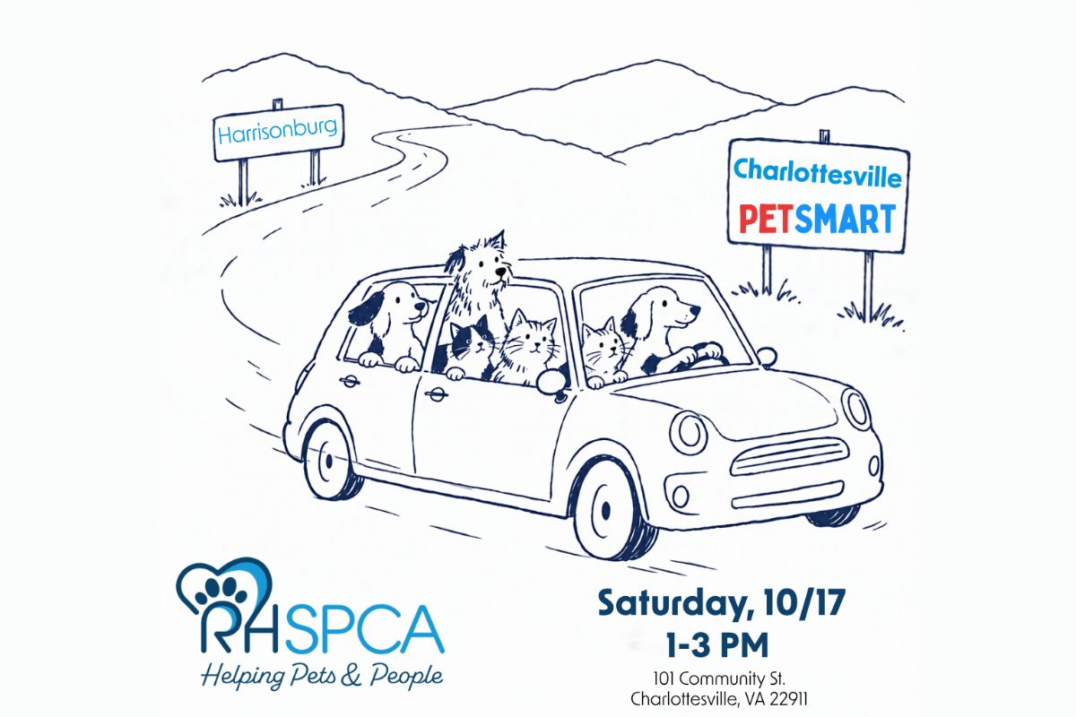 RHSPCA heads to Charlottesville poster