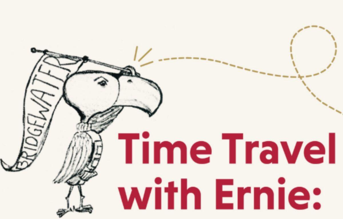 “Time Travel with Ernie: The Life and Legacy of Ernie the Eagle” poster