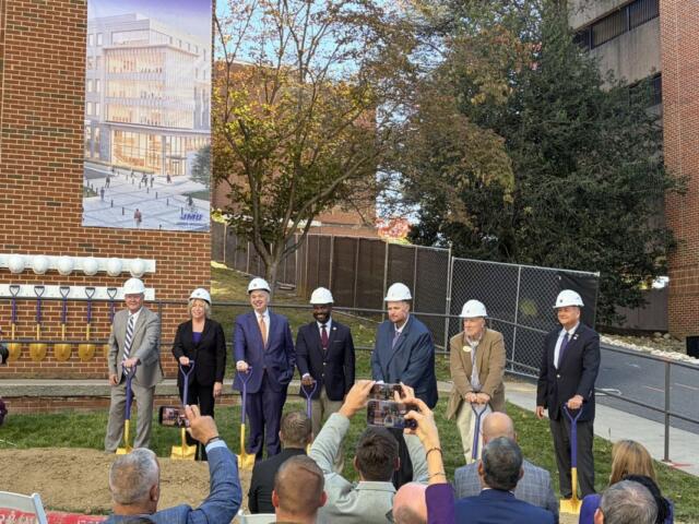 Groundbreaking ceremony for the new Health and Behavioral Studies Building