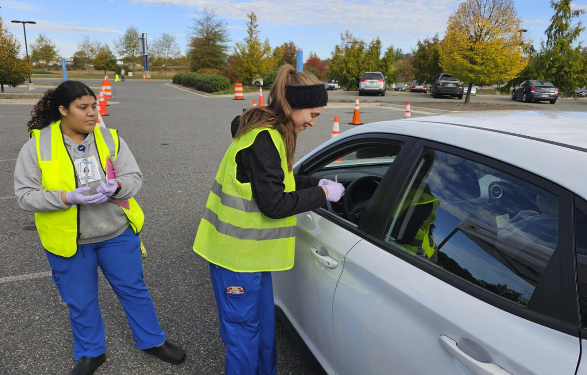 sentara rmh drive thru flu shots