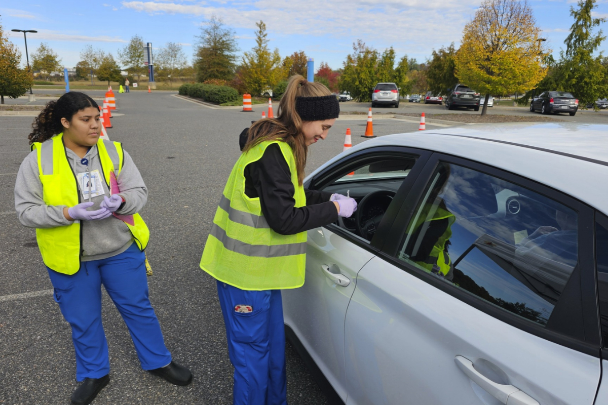 sentara rmh drive thru flu shots