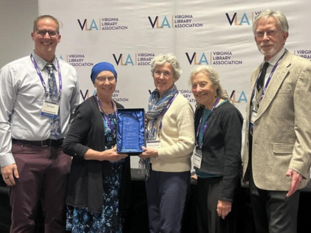 friends of staunton library award