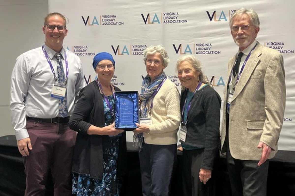friends of staunton library award